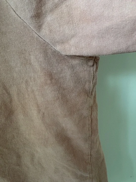 Pamut Apparel Cropped Boxy Tee Washed Peach 100% Cotton Boho Casual Size L - Picture 8 of 9